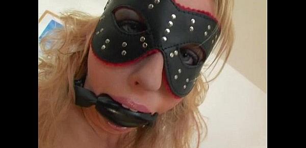  Ass Traffic Blindfolded gagged Diana gets butt banged and swallows